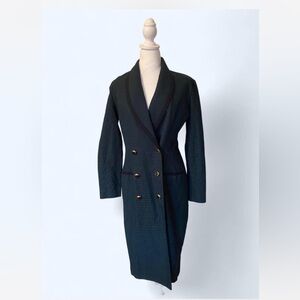 Danny & Nicole Black Double-Breasted Blazer